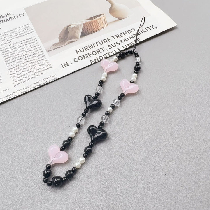 Heart-Shaped Beaded Eyewear Chain Kalsten