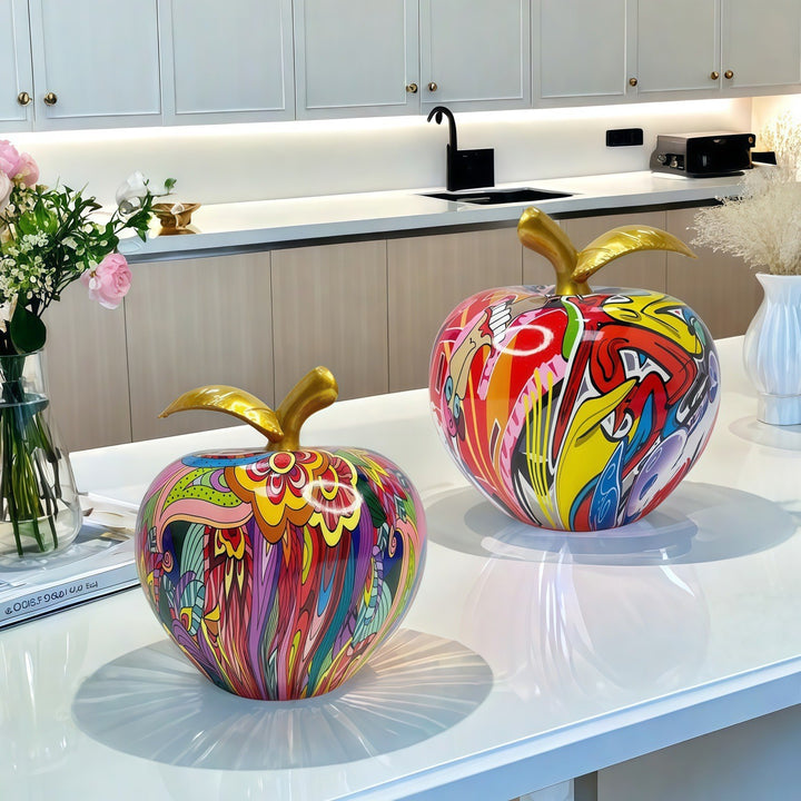 Decorative apple figure with artistic design Kalsten
