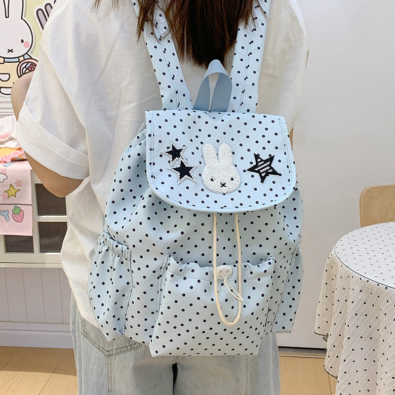 Cute Animal-Themed Polka Dot Backpack Kalsten