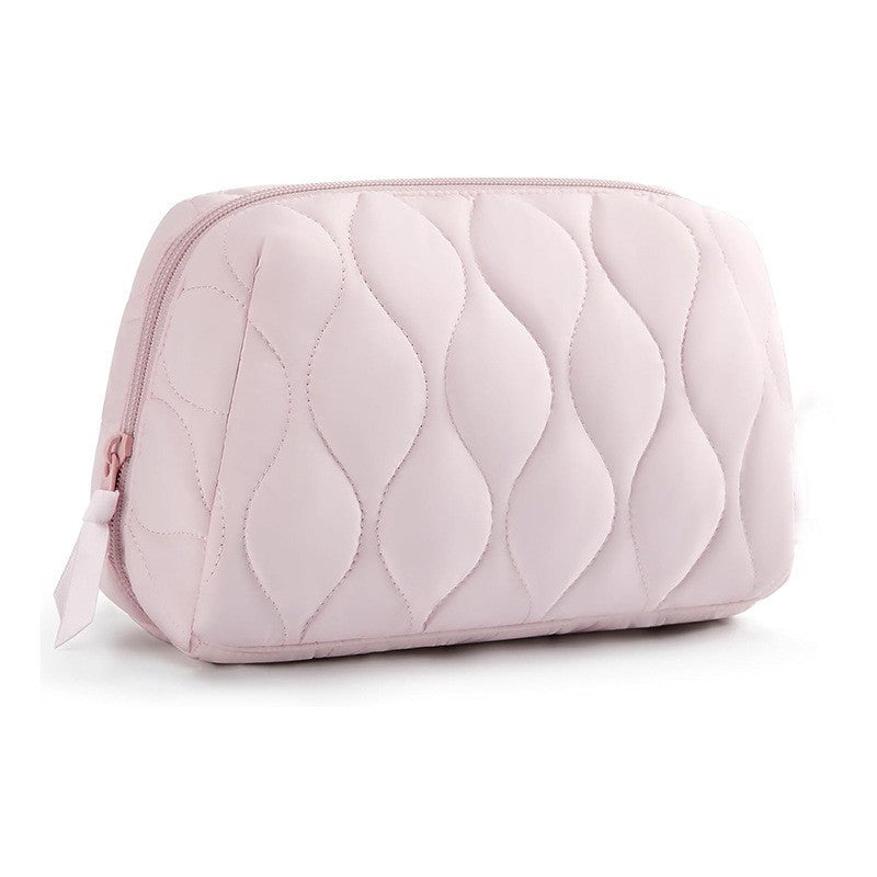 Cosmetic organizer bag with luxurious wave pattern Kalsten