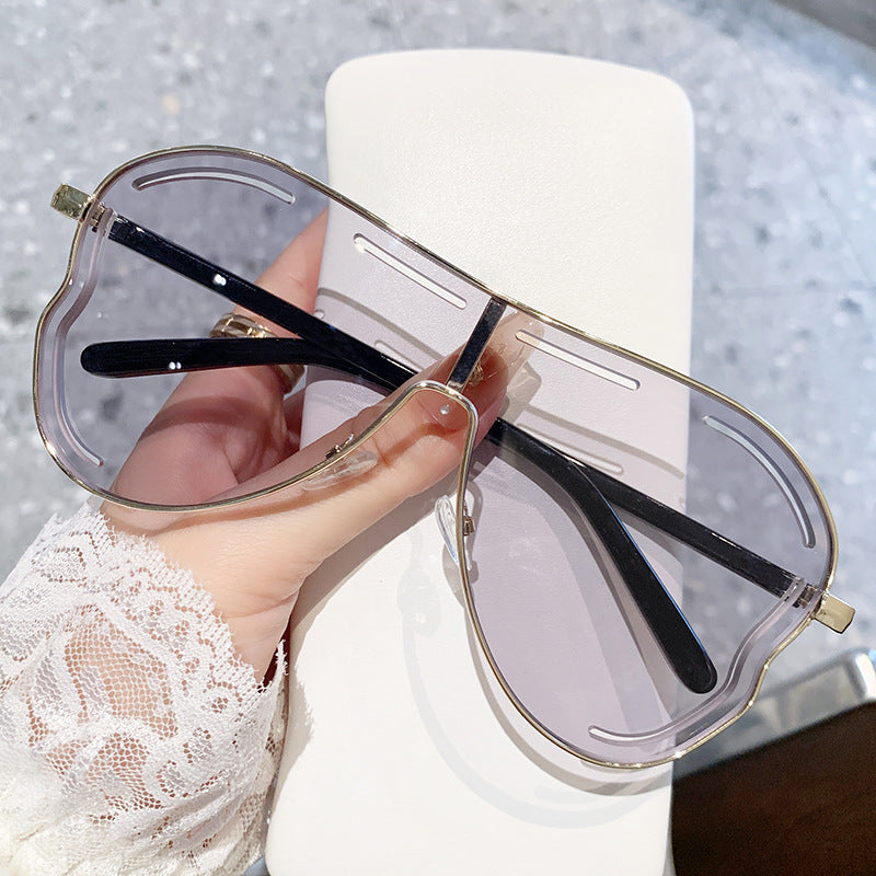 Men's Aviator-Style Shield Sunglasses Kalsten