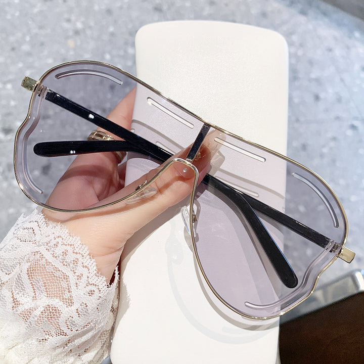Men's Aviator-Style Shield Sunglasses Kalsten
