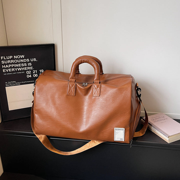 Premium Leather Travel Holdall Kalsten