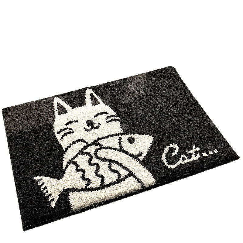 Cute Cartoon Bunny-Themed Bath Mat Kalsten