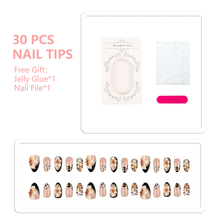 Decorative Press-On Nail Tips Kit