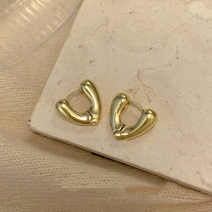 Heart-shaped earrings Kalsten