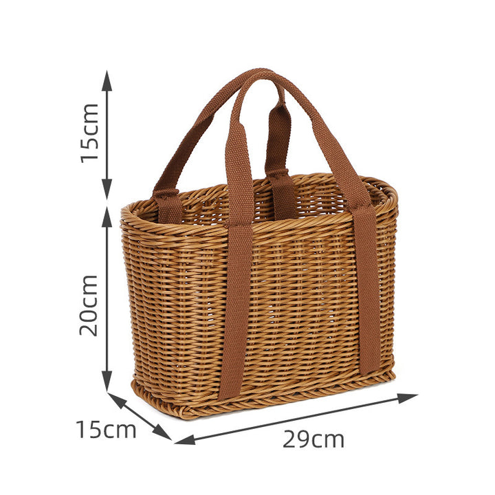 Elegant Woven Picnic Basket Kalsten