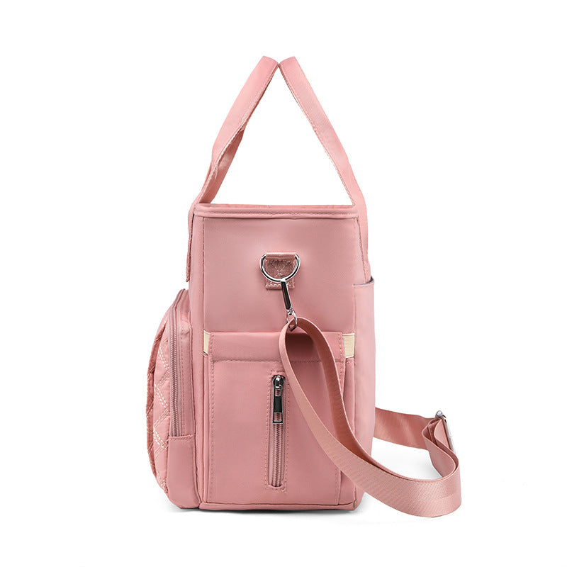 Quilted Multi-Compartment Tote Bag Kalsten