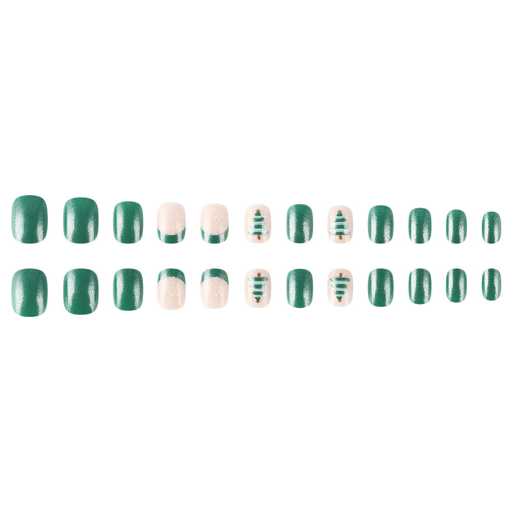 Festive Glittery Press-On Nail Art Set Kalsten