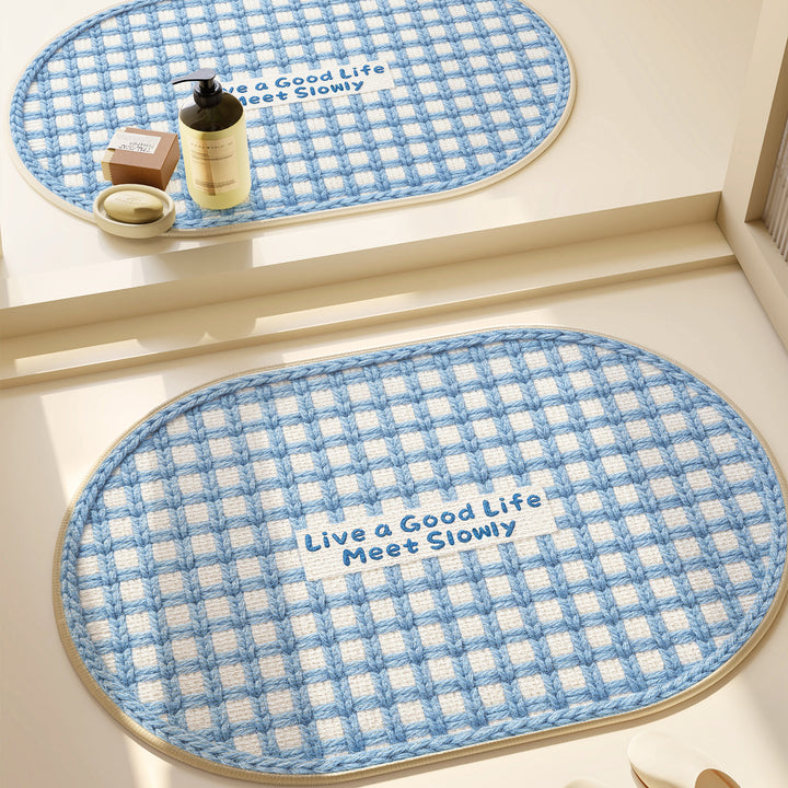 Heart-Patterned Bathroom Mat Kalsten