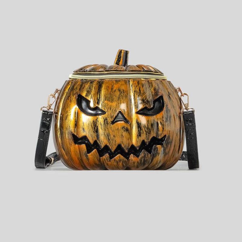 Novelty Pumpkin-Shaped Handbag