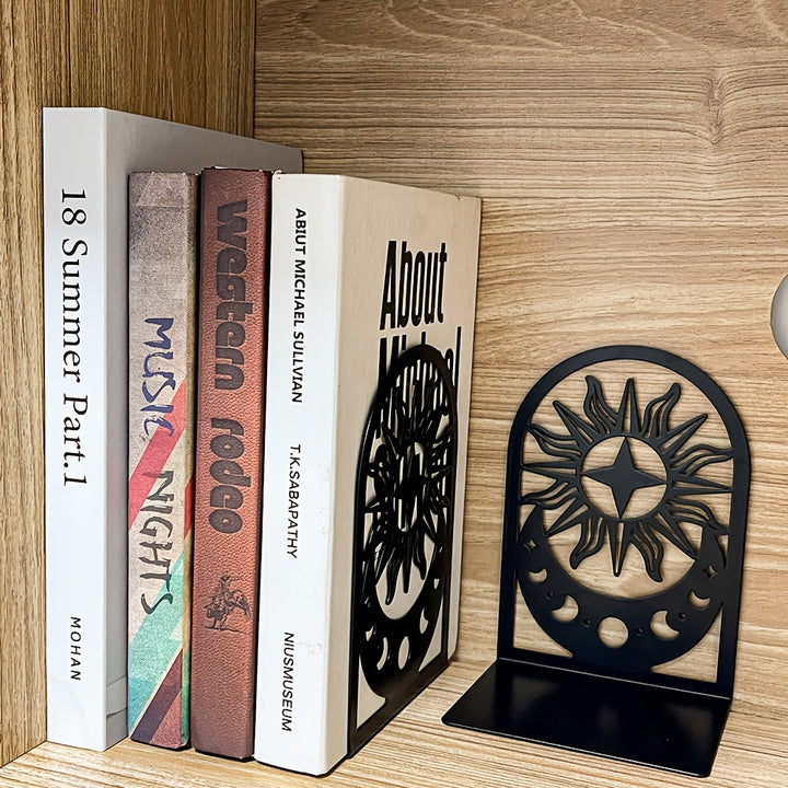 Celestial-Themed Bookends
