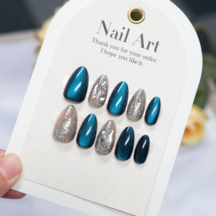 High Shine Press-On Nail Art