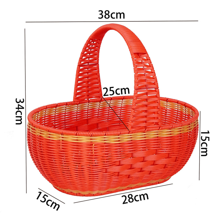 Large Woven Garden Picnic Basket Kalsten