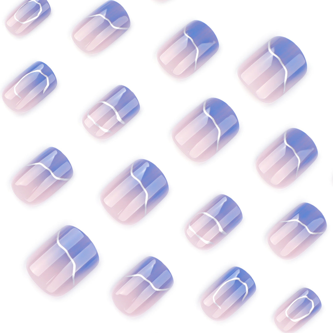 Artistic Nail Art with Elegant Ombre Design Kalsten