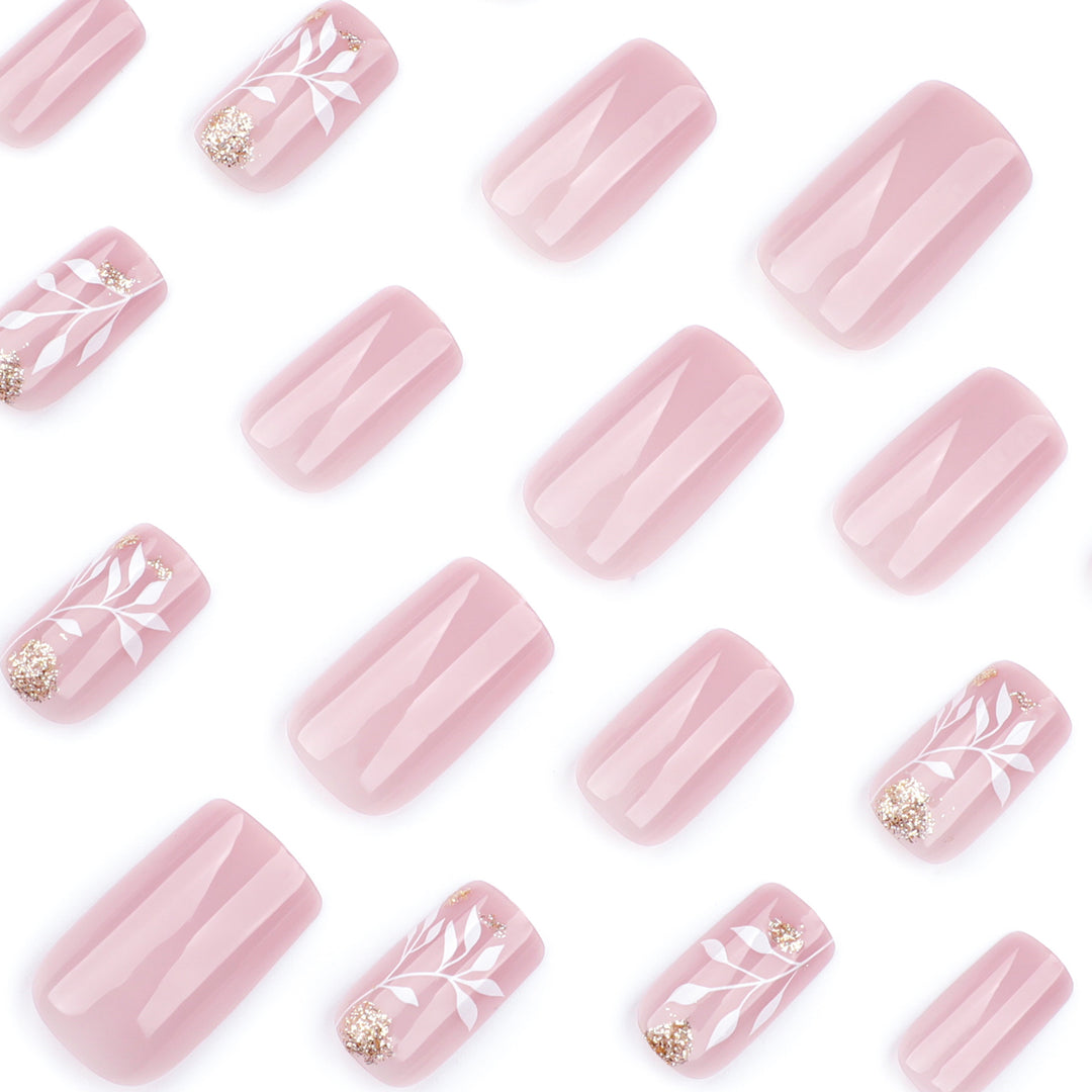 Artful nail art with elegant floral design Kalsten