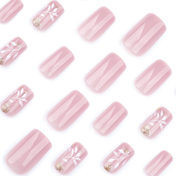 Artful nail art with elegant floral design Kalsten