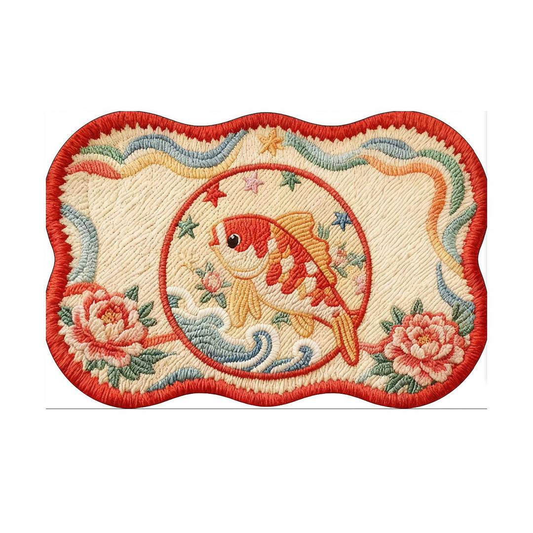 Artistic Floral Area Rug for Indoor Home Decor