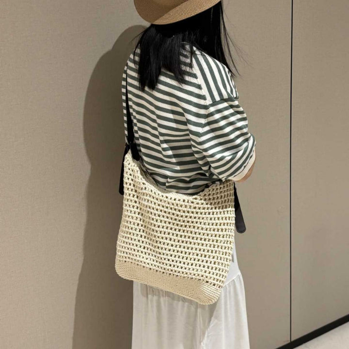 Hand-knotted strap bag Kalsten