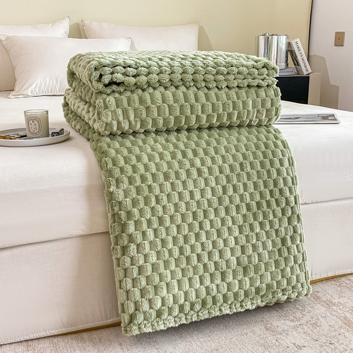 Luxurious Textured Throw Blanket Kalsten