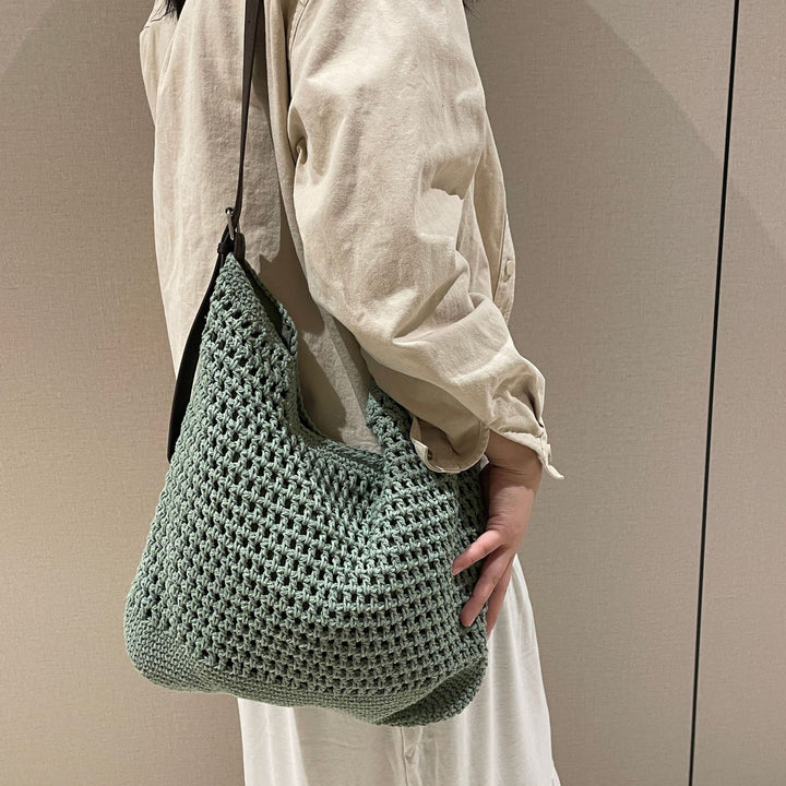 Trendy Macrame Basket Bag Kalsten