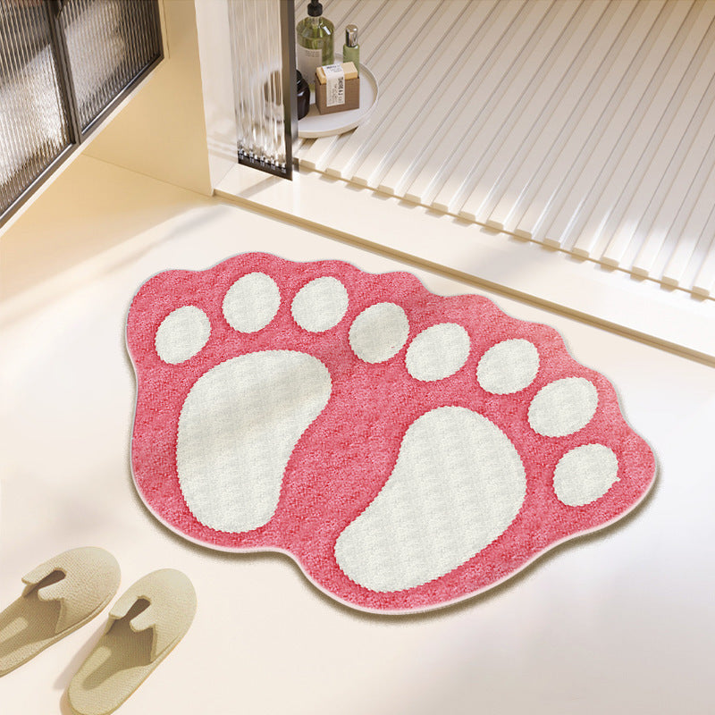 Fun Paw Print Bath Mat Kalsten