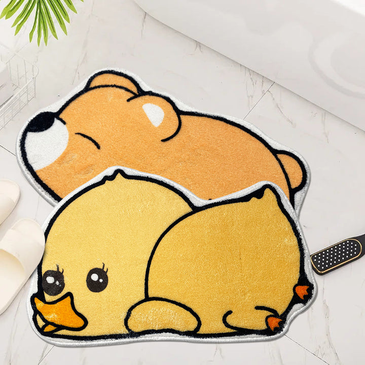 Cute Cartoon Animal Bath Mat