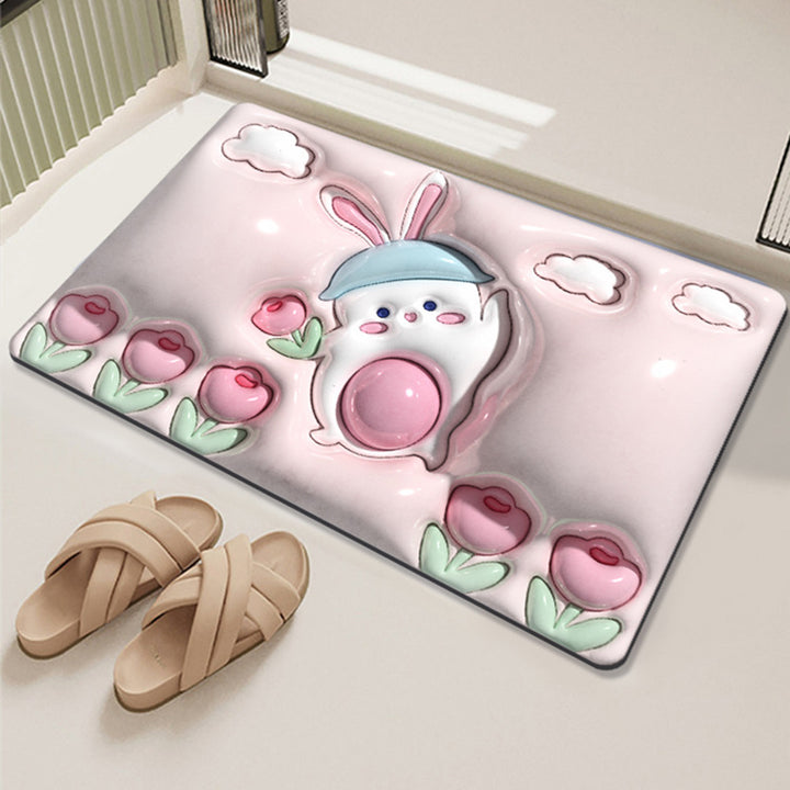 Cute Cartoon-Themed Area Mat