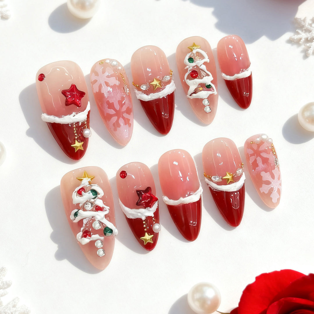 Festive Artificial Nail Collection Kalsten