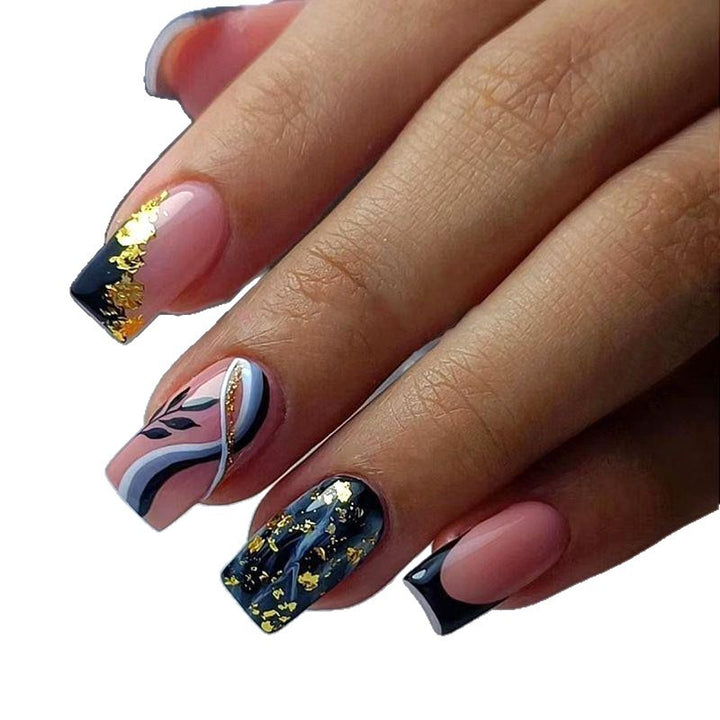 Elegant French Tip Acrylic Nail Art Kalsten