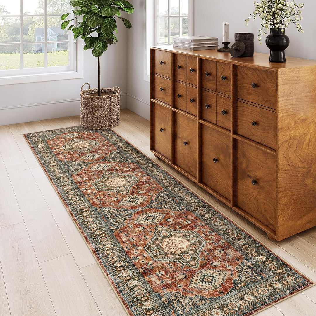 Vintage-Inspired Runner Rug