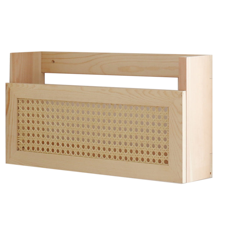 Wall-Mounted Wicker Storage Organizer Kalsten