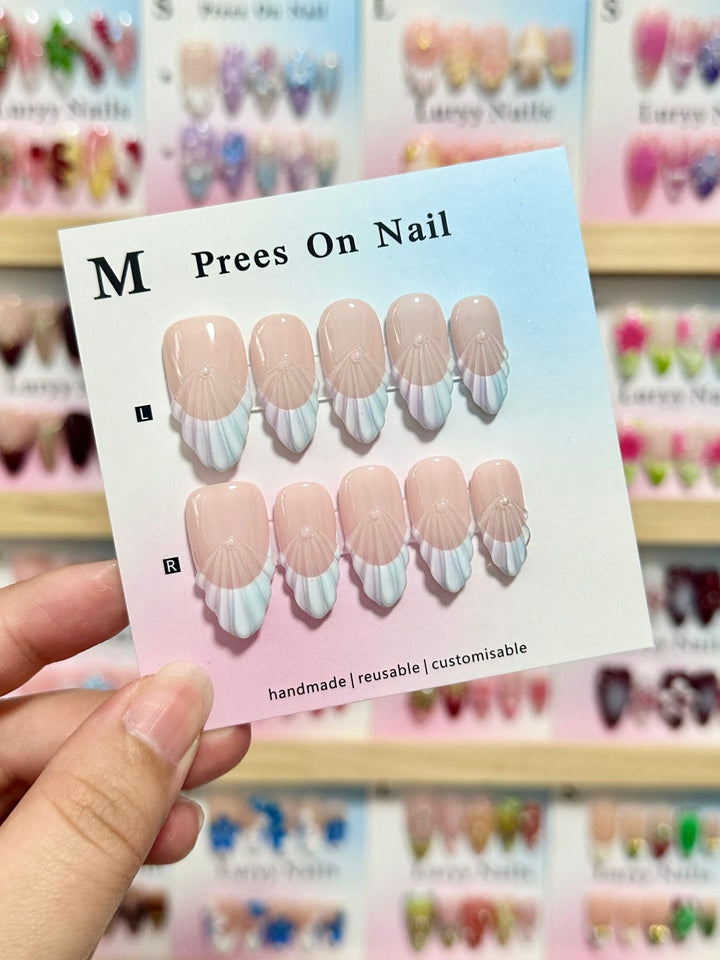 Custom Handcrafted Ombre Press-On Nail Set