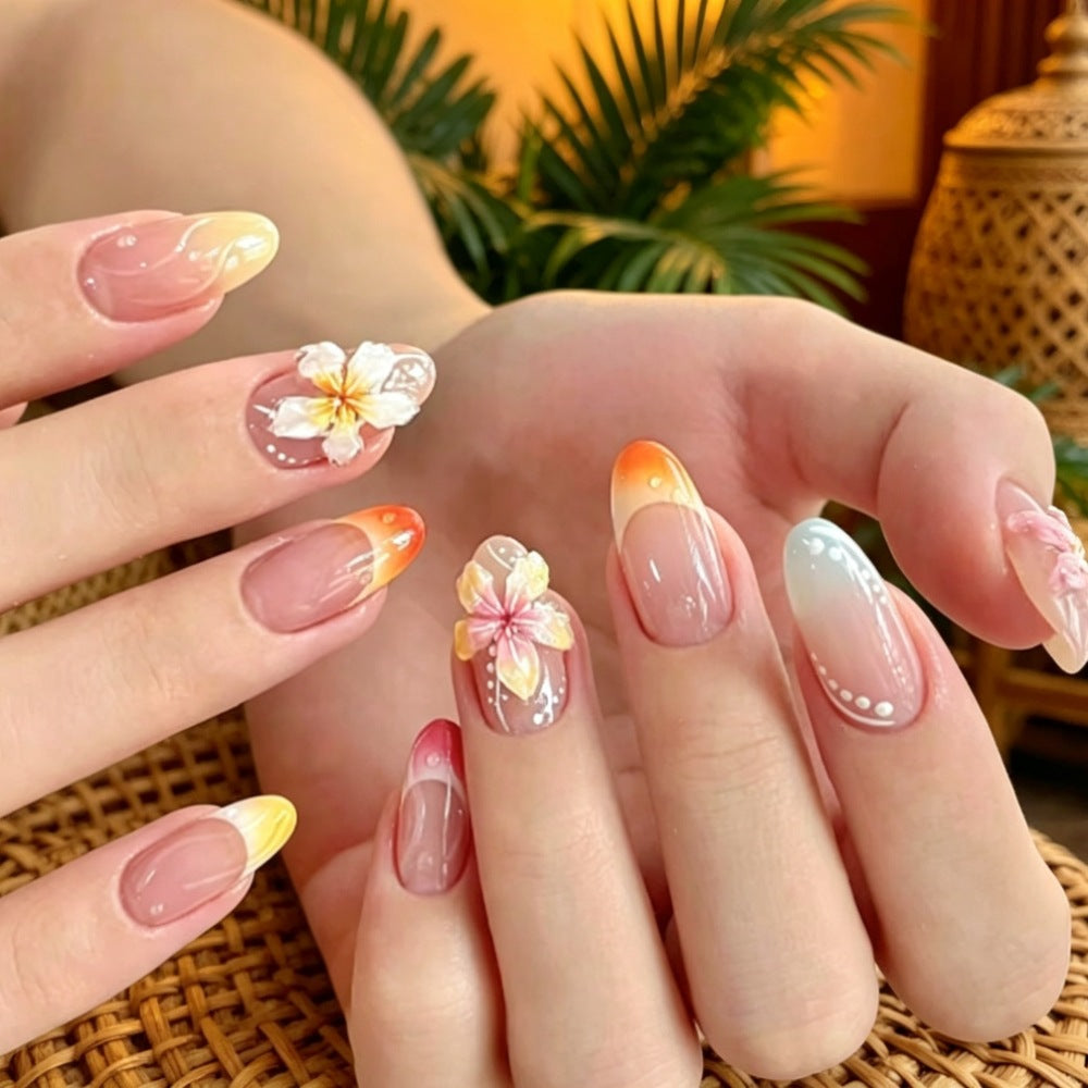 Chic Almond-Shaped Press-On Nail Set Kalsten