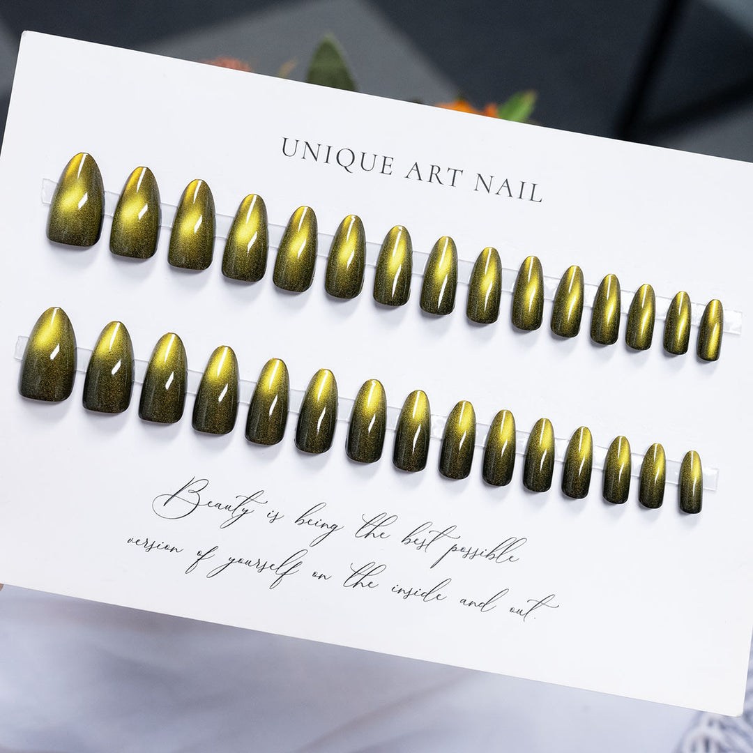 Premium Glossy Press-On Nail Set