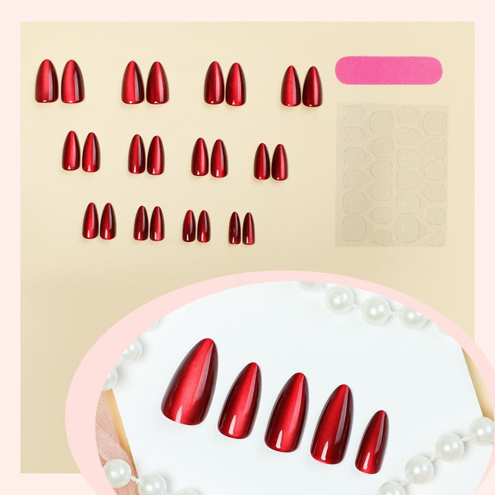 Acrylic Nail Set with Glossy Effect Kalsten
