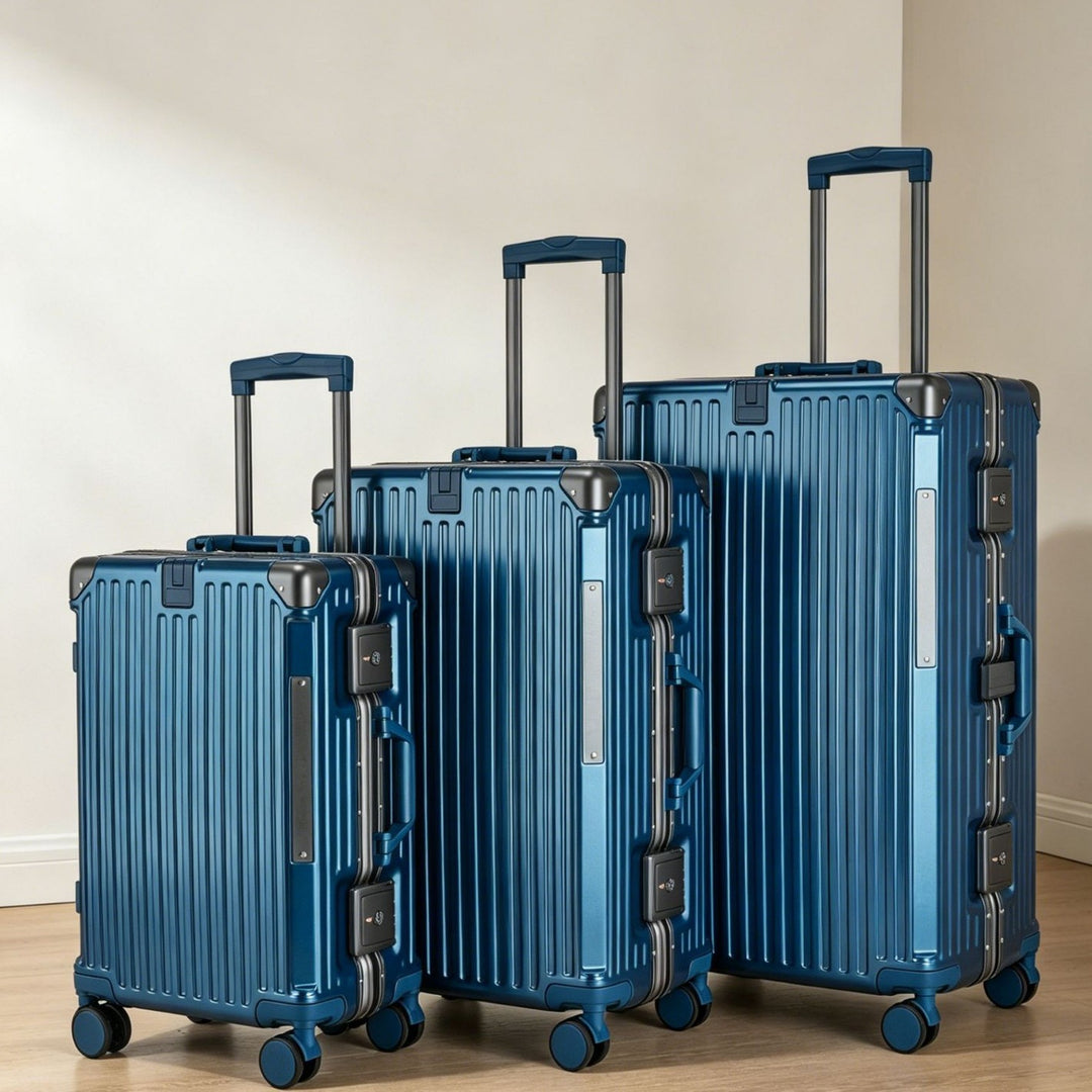 Unisex Aluminum Hard Shell Travel Luggage Set Kalsten