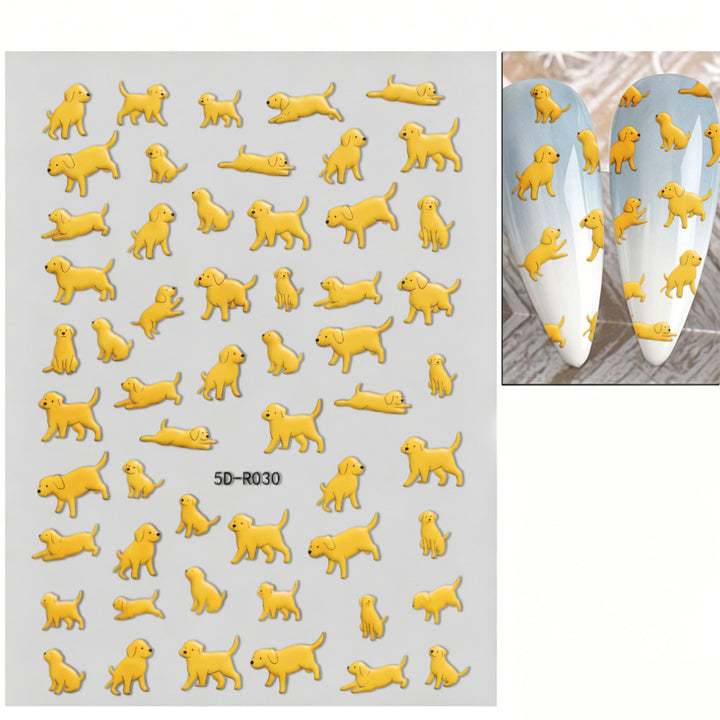 Cute Elephant Nail Art Stickers