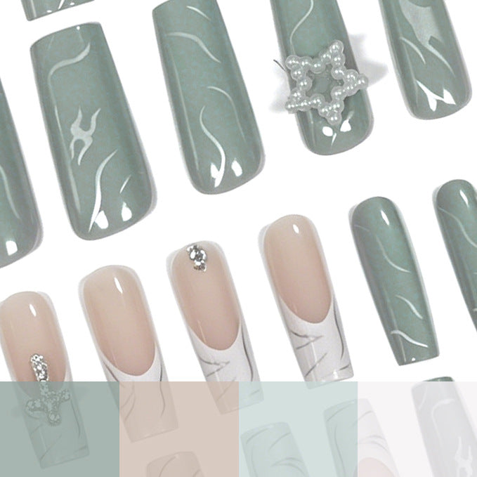 Elegant Decorative Acrylic Nail Enhancements Kalsten