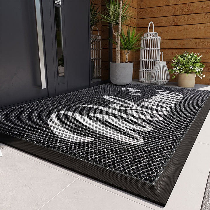 Textured Welcome Entrance Mat Kalsten