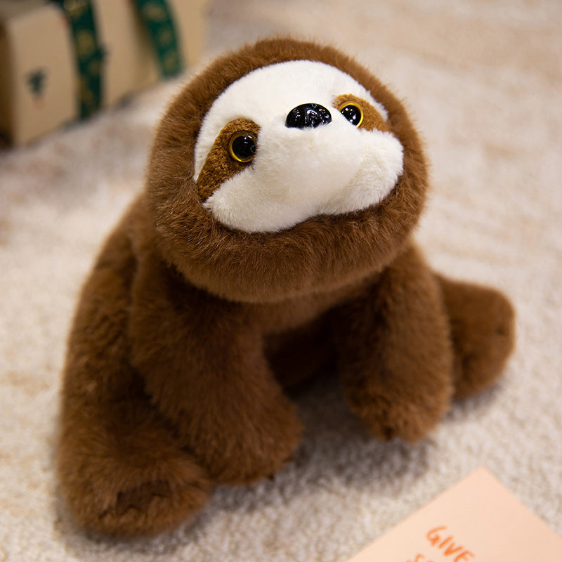 Plush Panda Sitting Cuddle Toy with Round Head and Realistic Safety Eyes Kalsten