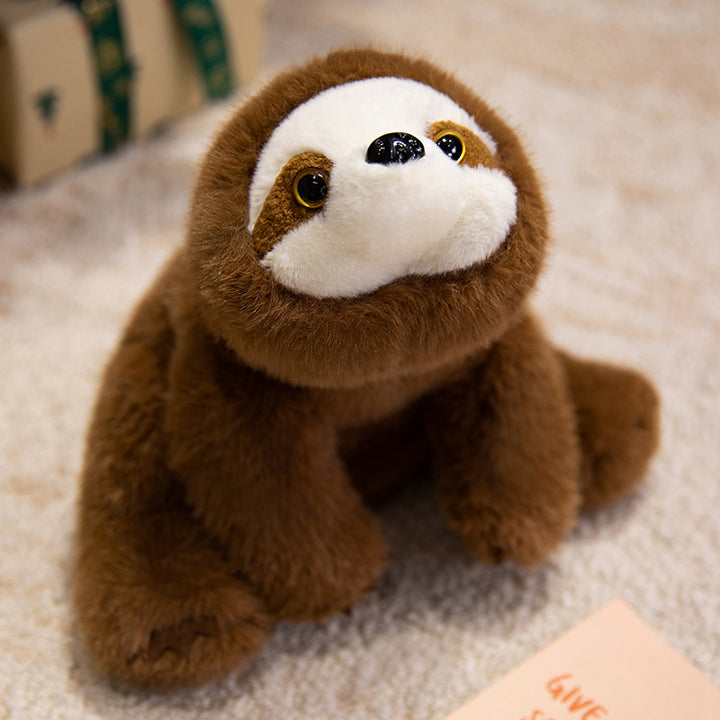 Plush Panda Sitting Cuddle Toy with Round Head and Realistic Safety Eyes Kalsten