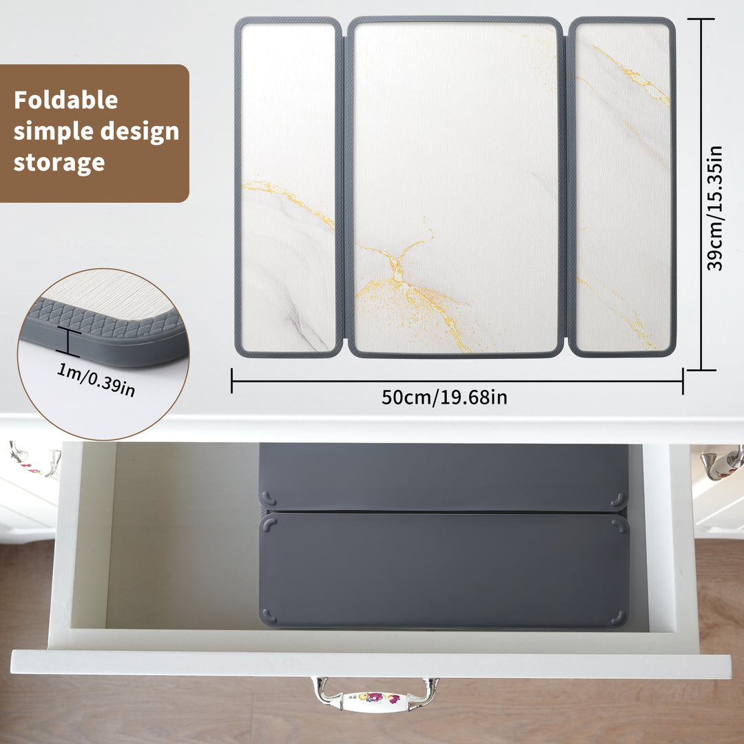 Elegant Marble Design Serving Mat
