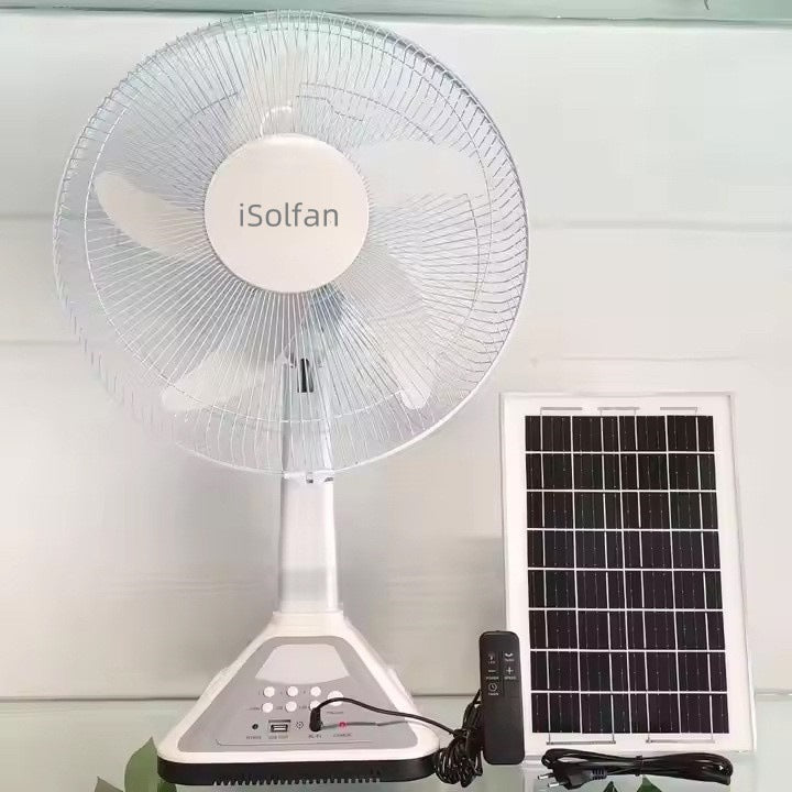 Unisex Solar-Powered Fan Kalsten