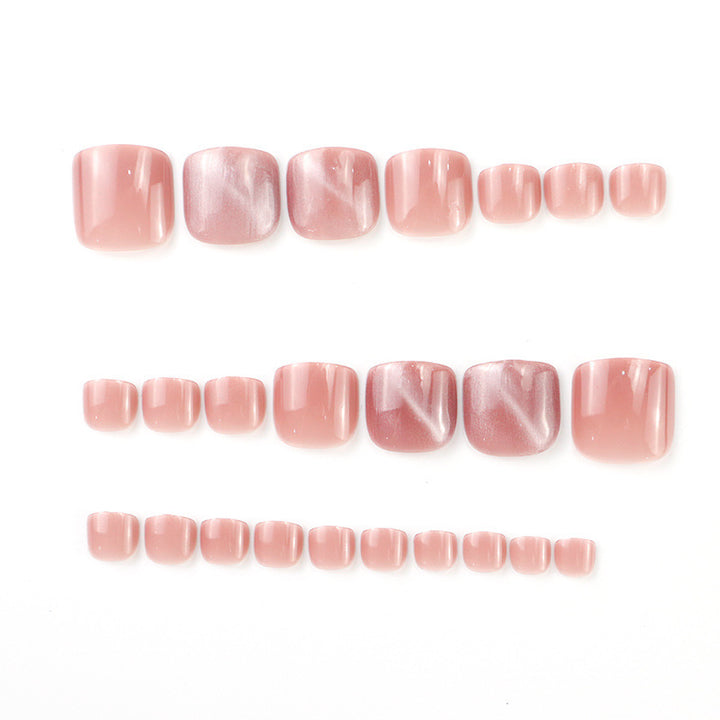 Press-On Toenail Art Set with Elegant Gloss Finish Kalsten