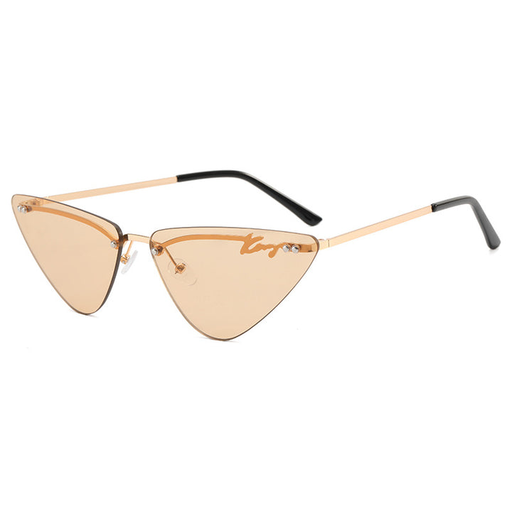 Ladies Trendy Cat-Eye Sunglasses with Feminine Frame Kalsten
