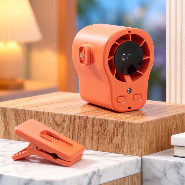 Portable Mini Fan with Integrated LED Lighting Kalsten