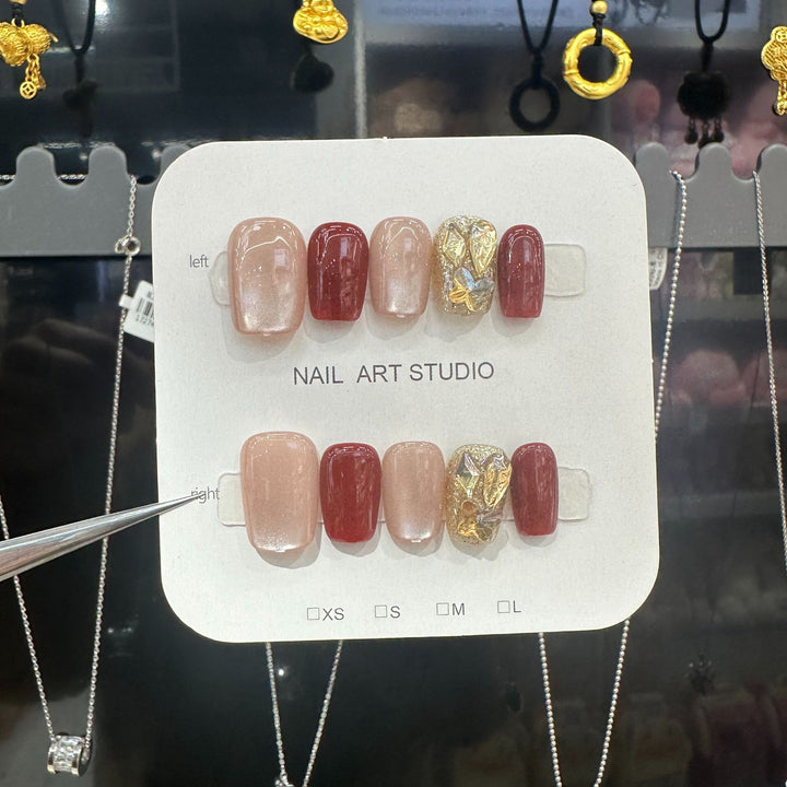 Glamorous Press-On Nail Set Kalsten