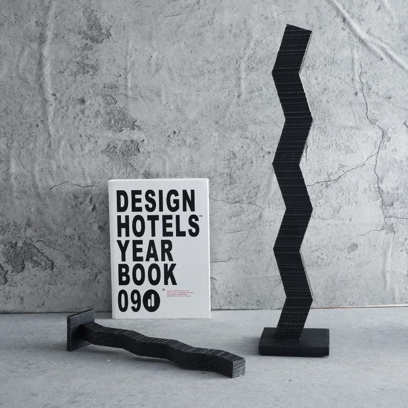Abstract Zigzag Decorative Sculpture