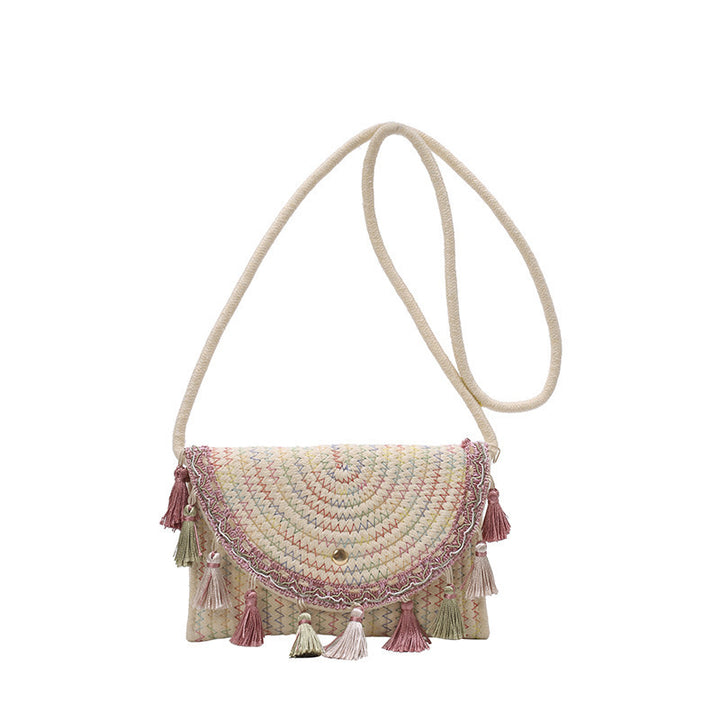 Bohemian Woven Clutch Bag Kalsten